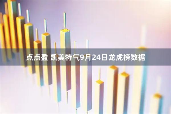 点点盈 凯美特气9月24日龙虎榜数据